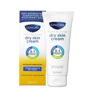 Cuticura Mildly Medicated Dry Skin Cream - 200ml