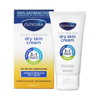 Cuticura Mildly Medicated Dry Skin Cream - 50ml