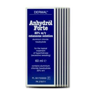 Anhydrol Forte Roll-On Solution - 60ml - 6 Pack
