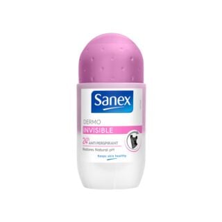 Sanex Dermo Invisible 24h Antiperspirant Roll On - 50ml
