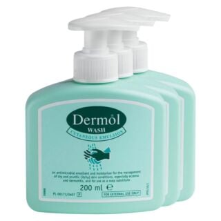 Dermol Wash - 200ml - 3 Pack