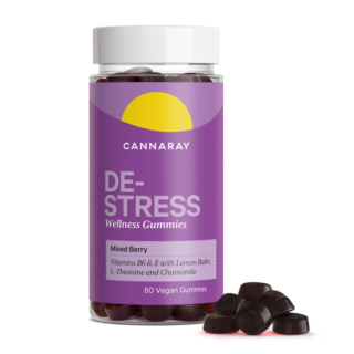 Cannaray Mixed Berry De-Stress Gummies - 60s