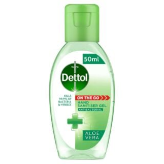 Dettol On the Go Anti-Bacterial Aloe Vera Hand Hygiene Gel - 50ml