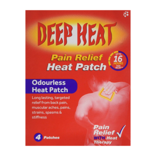 Deep Heat Regular Heat Patches - 4 Pack