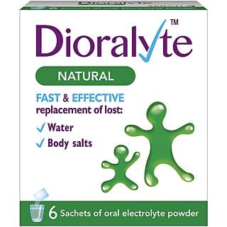 Dioralyte Natural Sachets – 6 Sachets