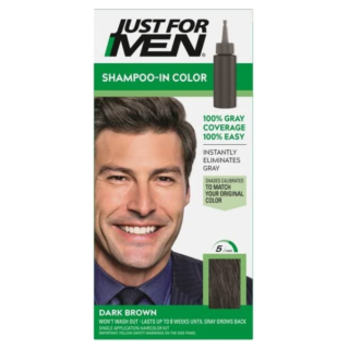 Just For Men Shampoo-In Haircolour Dark Brown Black H-45