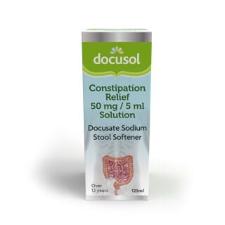 Docusol Constipation Relief 50mg/5ml Solution - 125ml