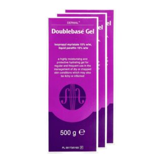 Doublebase Moisturiser Gel - 500g - 3 Pack