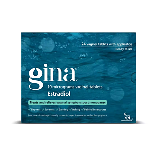Gina 10 Micrograms Vaginal Tablets - 24 Pack