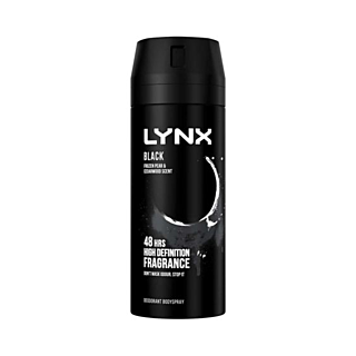 Lynx Body Spray Deodorant Black 150ml 