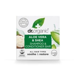 Dr Organic Aloe Vera & Shea Shampoo & Conditioner Bar 75g