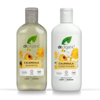 Dr Organic Calendula Shampoo And Conditioner Bundle For Sensitive Scalps - 2x265ml