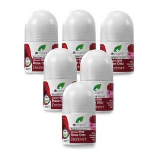 Dr Organic Rose Deodorant 50ml - 6 Pack