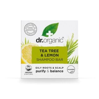 Dr Organic Tea Tree & Lemon Shampoo Bar 75g
