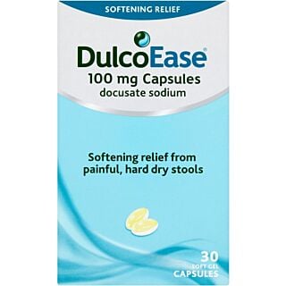 Dulcolax Dulcoease Stool Softener 100mg – 30 Capsules