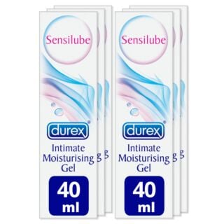 Durex Sensilube Intimate Moisturising Gel - 40ml - Pack of 6