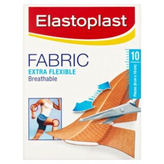 Elastoplast 10 Extra Flexible Fabric 6cm x 10cm