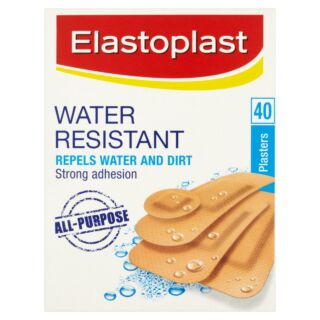 Elastoplast Water Resistant Plasters - 40 Pack
