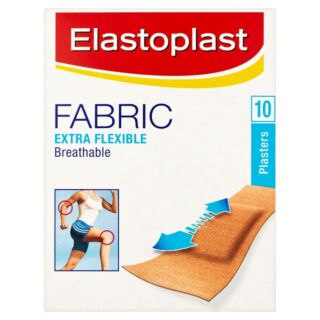 Elastoplast Extra Flexible Fabric Plasters - 10 Pack