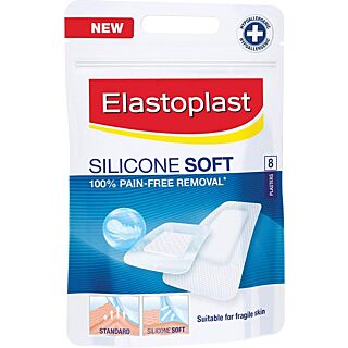 Elastoplast Silicone Soft Plasters - 8 Pack
