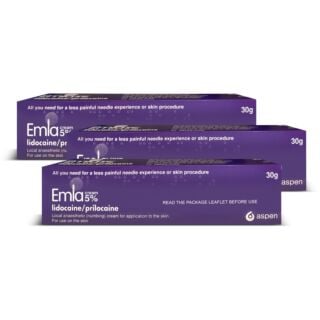 EMLA Cream 5% - 30g - 3 Pack