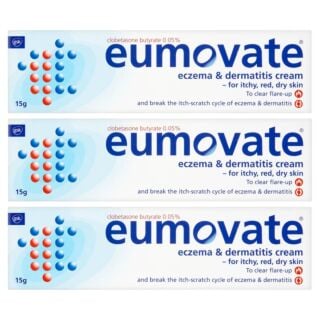 Eumovate Eczema & Dermatitis Cream 0.05% - 15g x 3