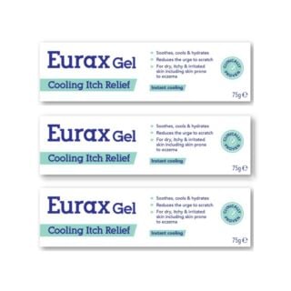 Eurax Cooling Itch Relief Gel - 75g - 3 Pack