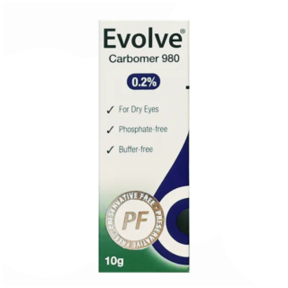 Evolve Carbomer 980 Eye Drops – 0.2% 10g