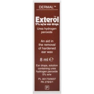 Exterol Ear Drops With Urea Hydrogen Peroxide 5% w/w - 8ml