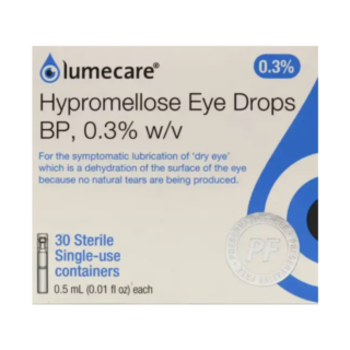 Lumecare Hypromellose Eye Drops 0.3% Single Doses W/W 0.5ml – 30 Pack