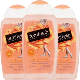 Femfresh Intimate Hygiene Daily Wash 250ml x Pack of 3