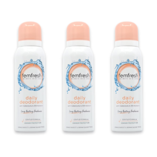 Femfresh Intimate Deodorant 125ml Expires 07/26 - Pack of 3