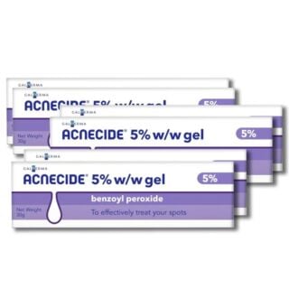 Acnecide 5% Gel Benzoyl Peroxide - 30g - 6 Pack