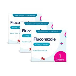 Fluconazole Thrush Relief Capsule - 3 x 150mg (Brand May Vary)	