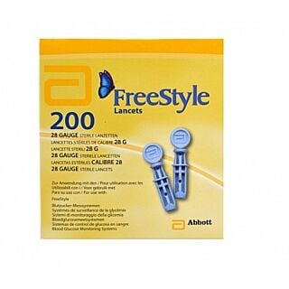 Freestyle 0.05mm Blood 200 Lancets - 28g