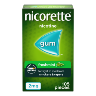 Nicorette Freshmint 2mg Gum - 105 Pieces
