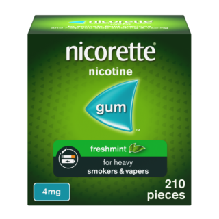 Nicorette Freshmint 4mg Gum - 210 Pieces
