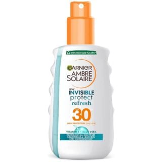 Garnier Ambre Solaire Invisible Protect Refresh SPF30 Sun Cream Spray - 200ml