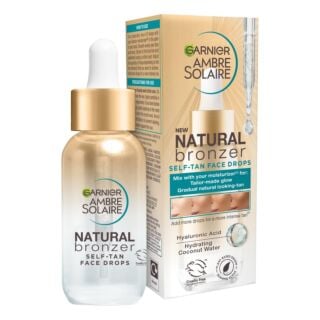  Garnier Ambre Solaire Natural Bronzer Self-Tan Face Drops - 30ml