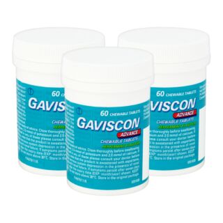 Gaviscon Advance Mint - 60 Chewable Tablets - 3 Pack