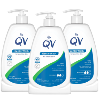 QV Gentle Wash - 500g - 3 Pack