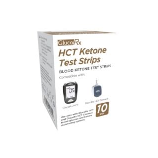 GlucoRx HCT Ketone Strips (10pcs)
