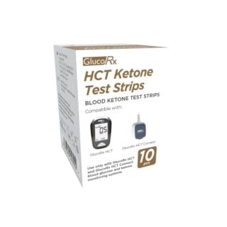 GlucoRx HCT Ketone Strips (10pcs)