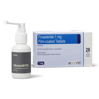 Hair Loss Bundle (Minoxidil 5% Spray & Finasteride 1mg Tablet)
