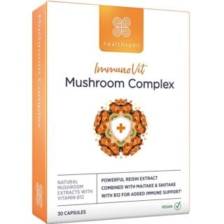 Healthspan Immunovit Mushroom Complex - 30 Capsules