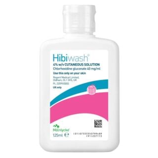 Hibiwash Antimicrobial Skin Cleanser - 125ml (Was Hibiscrub)