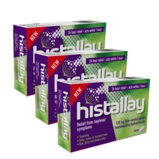 Histallay Fexofenadine 120mg - 30 Tablets - 3 Packs
