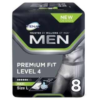 Tena Men Premium Fit Level 4 Pants - Large - 8 Pack