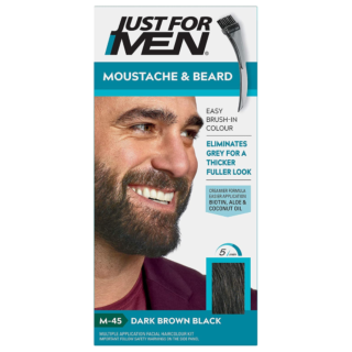 Just For Men Moustache & Beard Dark Brown-Black M-45