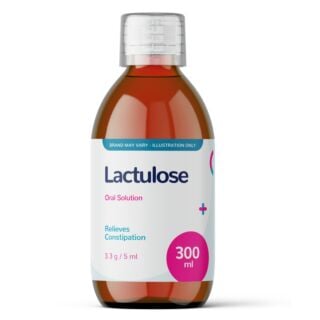 Lactulose Solution for Constipation Relief - 300ml (Brand May Vary)